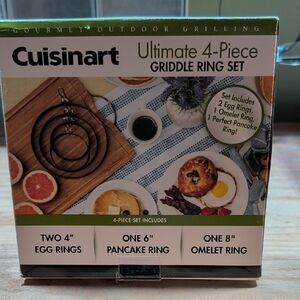 Cuisinart Ultimate Griddle Ring Set - Black and White